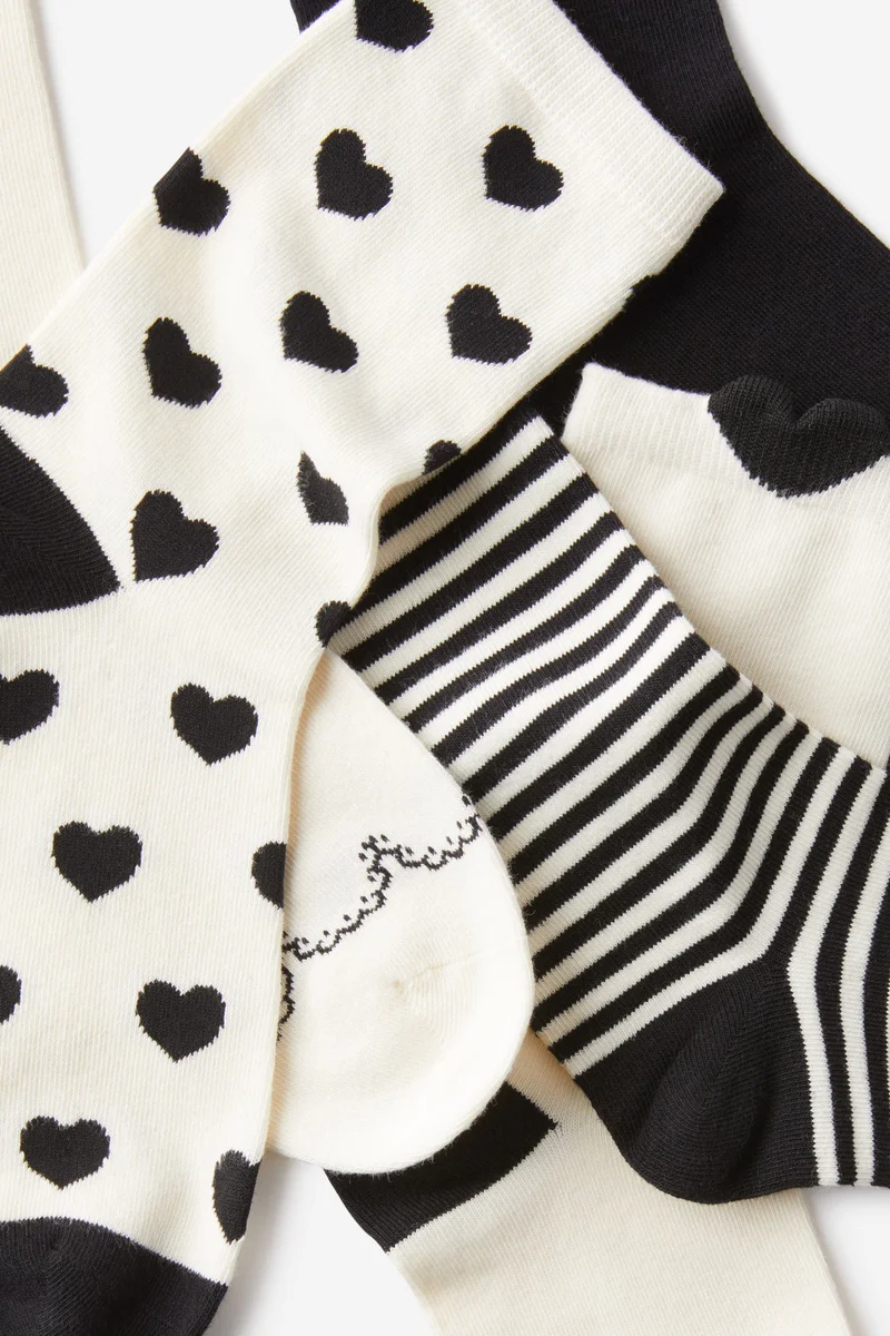 روبي خمس جوارب قطنية ناعمة